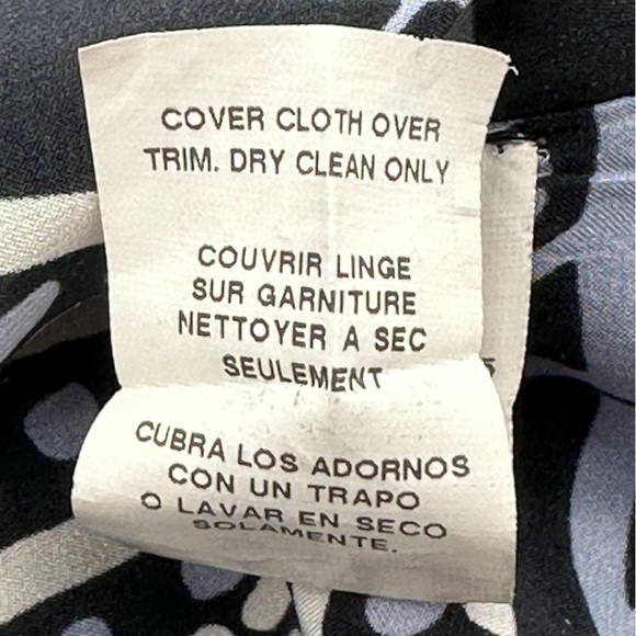 Karen Kane Silk Scarf Print Flutter Kimono Blouse Top Keyhole Tie Front One Size - Picture 7 of 7